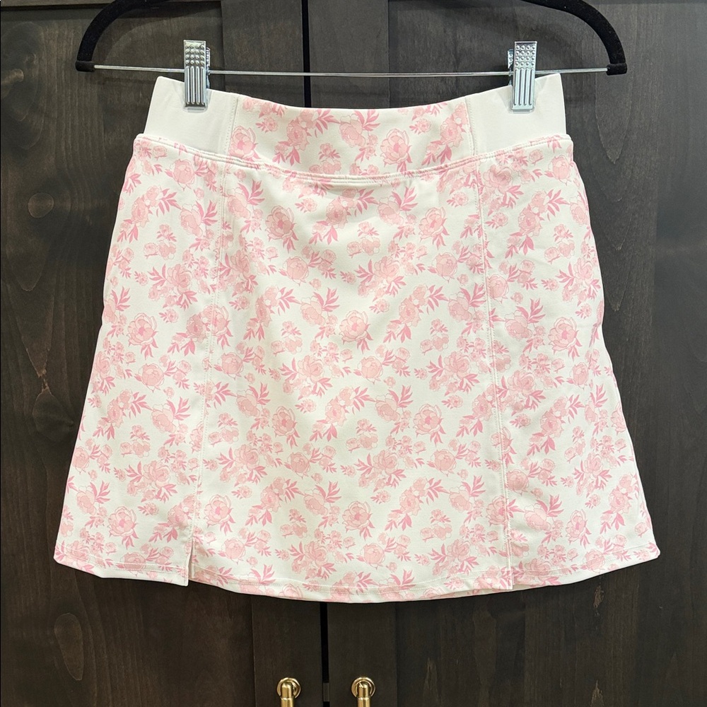Renwick Floral Pink and White Women's Golf  Skirt